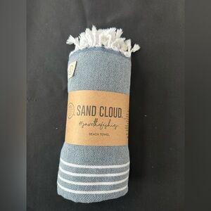 Sand Cloud Navy Beach Towel